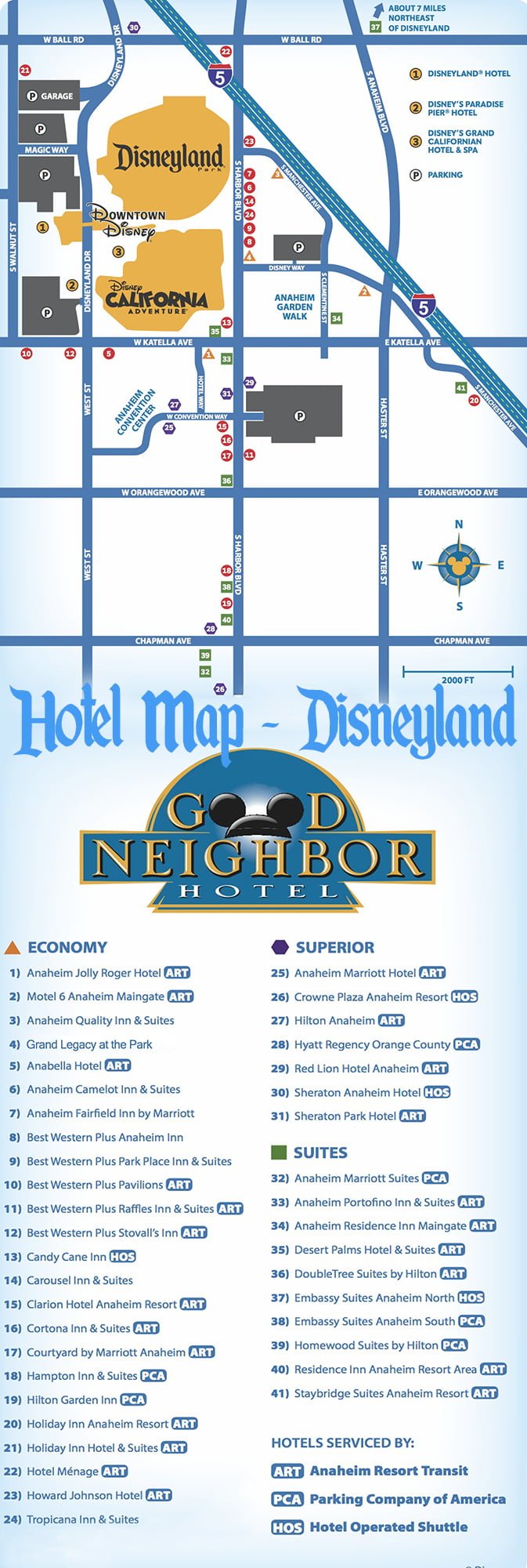 Disneyland Area Hotel Reviews & Rankings - Disney Tourist Blog