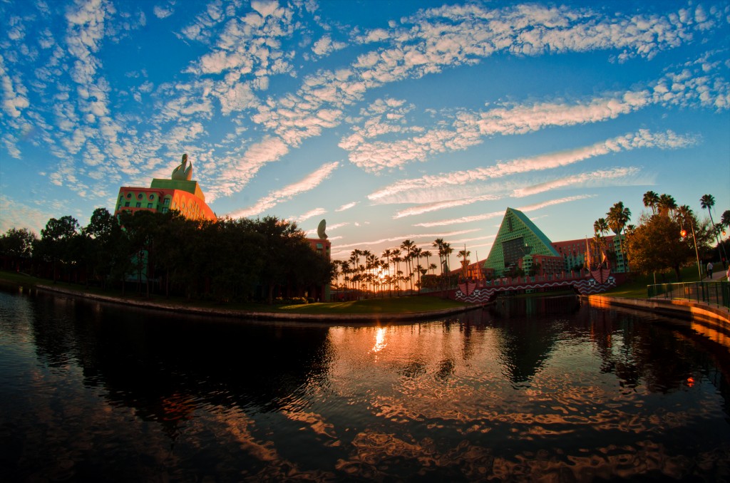 Walt Disney World Swan & Dolphin Sunset