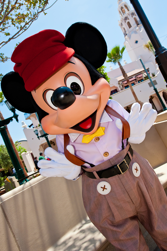 Buena Vista Street Mickey Mouse at Disney California Adventure