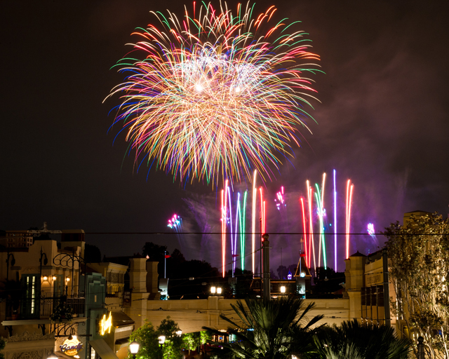 Carthay Circle Fireworks
