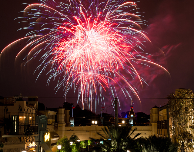 Carthay Circle Fireworks