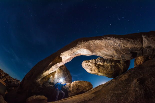 arch-rock-night-tom-bricker-selfie-joshua-tree-national-park copy