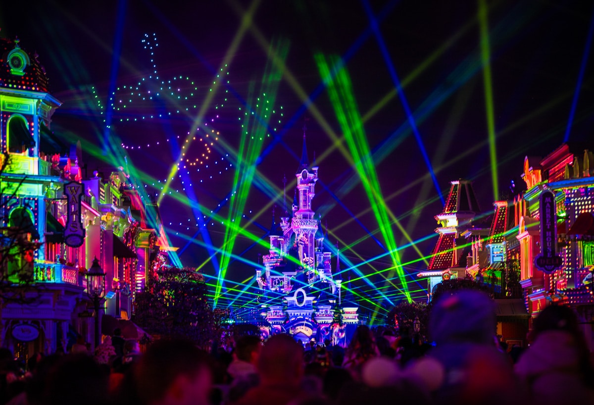 Drones Nighttime Spectacular Disneyland Paris 1400