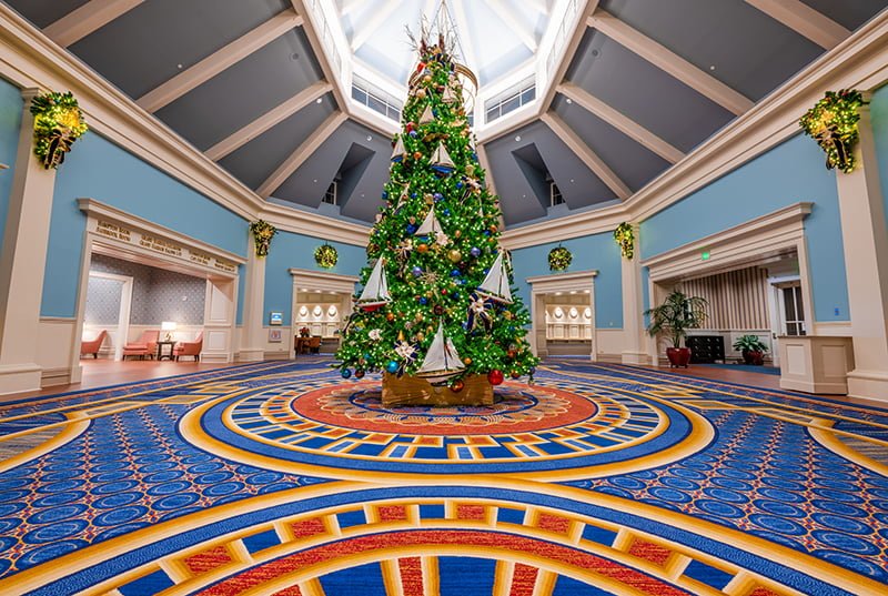 Yacht Club Christmas Tree Disney World 351
