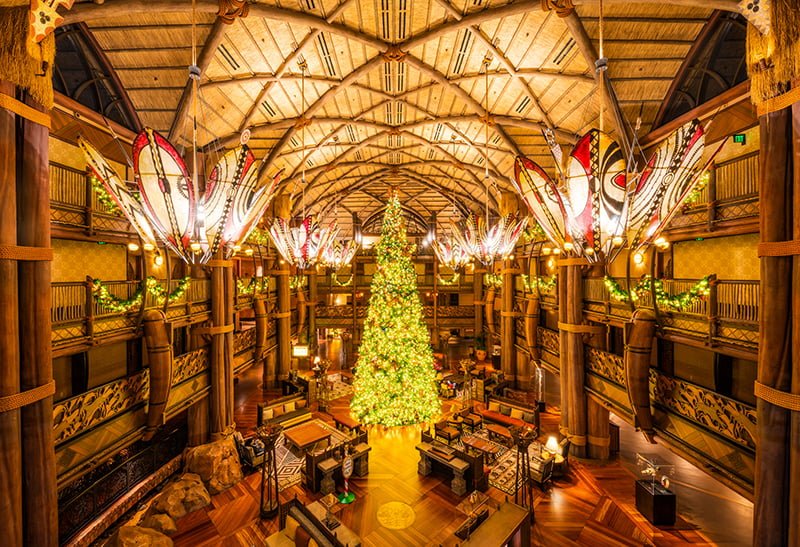 Animal Kingdom Lodge at Christmas - Disney Tourist Blog