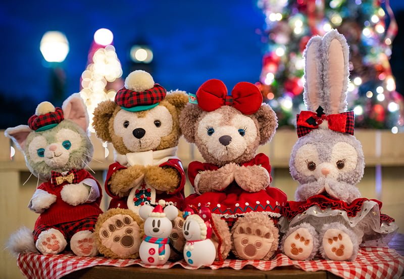 Christmas Stuffed Toy Plush The Bear Edition Limited Duffy Tokyo Disney Sea 2020 