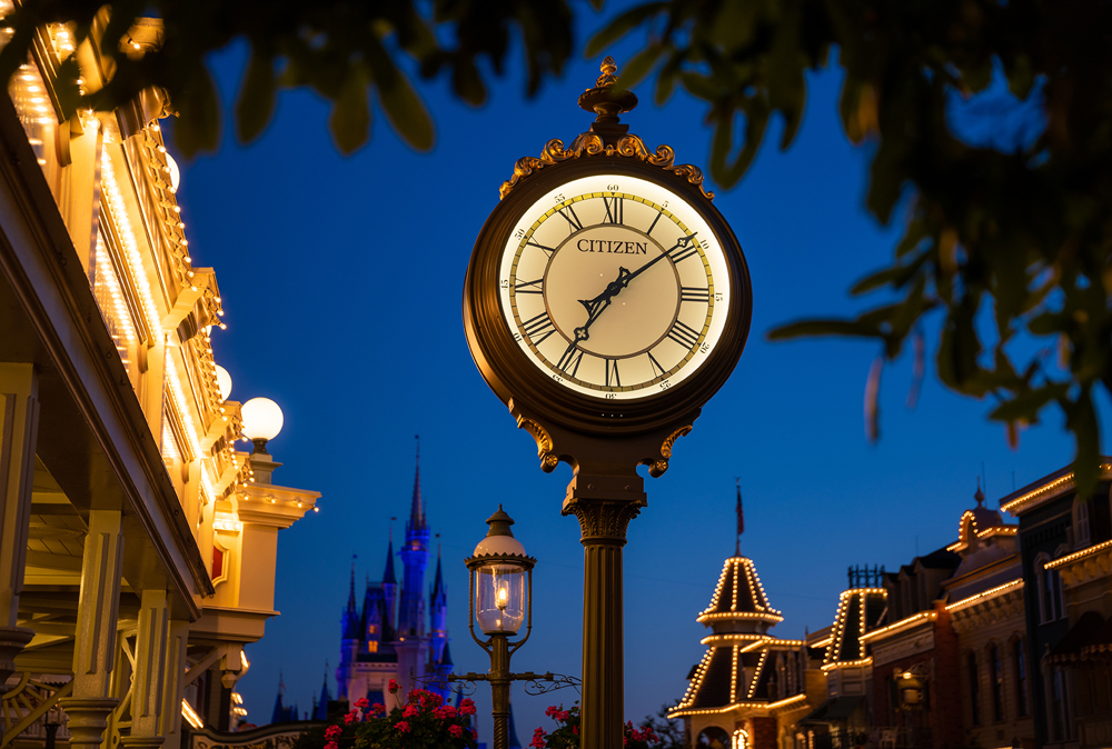 Main Street Clock Magic Kingdom Disney World Emh 849