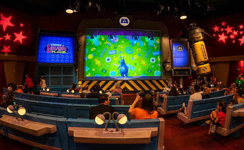 Monsters Inc. Laugh Floor Holiday Overlay Highlights