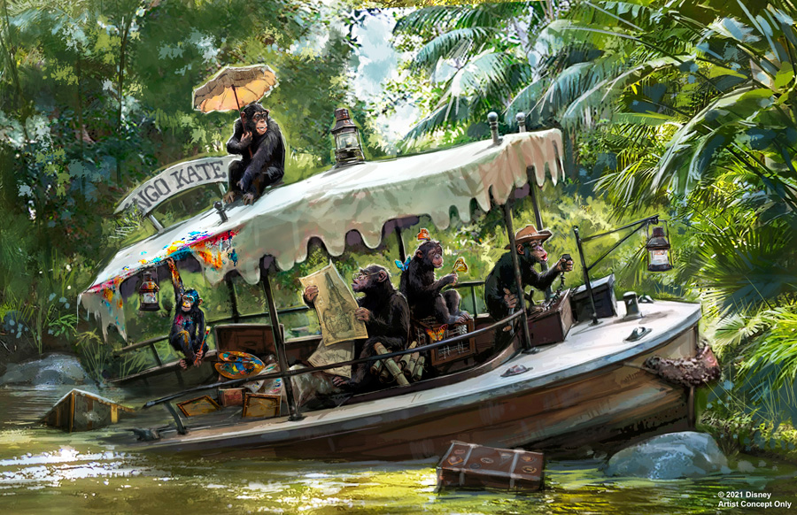 jungle cruise reimagining 2021 disney world disneyland concept art 2