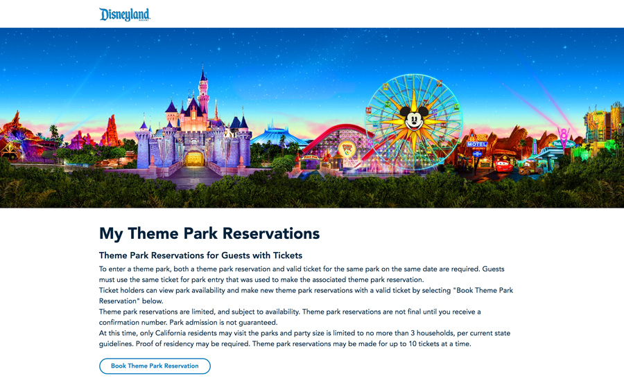 You Can Now Purchase Disneyland Tickets and Make Parks Reservations Together