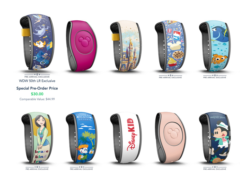 New MagicBand Upgrades: Resort-Specific & Disney World 50th