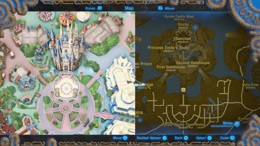 Maps and Locations, Hyrule Map