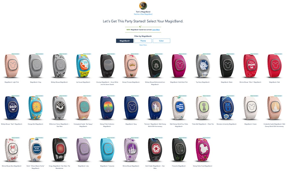 NEW Discount Pre-Arrival MagicBand+ Designs & Tips - Disney Tourist