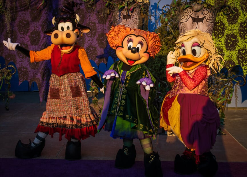 We Met the Sanderson Sisters at Oogie Boogie Bash Disney Halloween ...