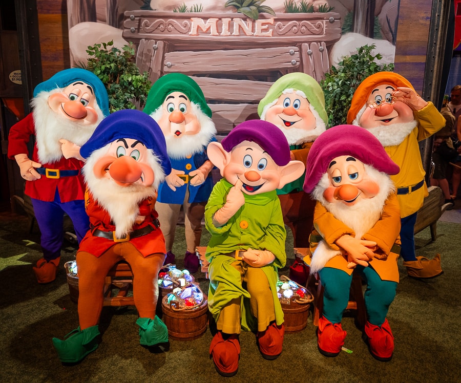 How to Waste the Least Time Meeting the Seven Dwarfs at Mickey's Not So  Scary Halloween Party - Disney Tourist Blog