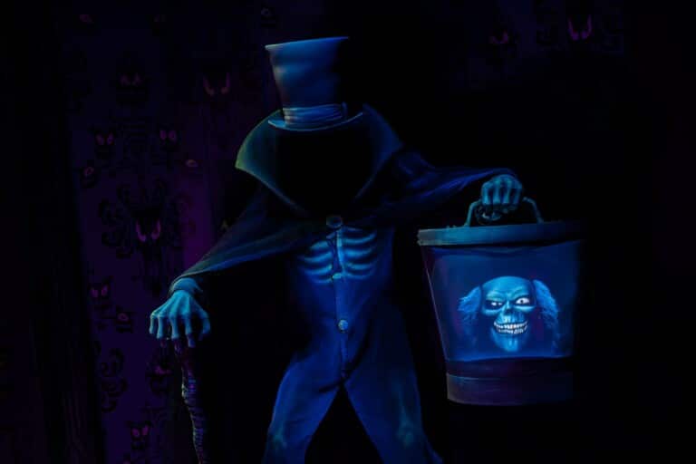 Hatbox Ghost in Haunted Mansion at Magic Kingdom