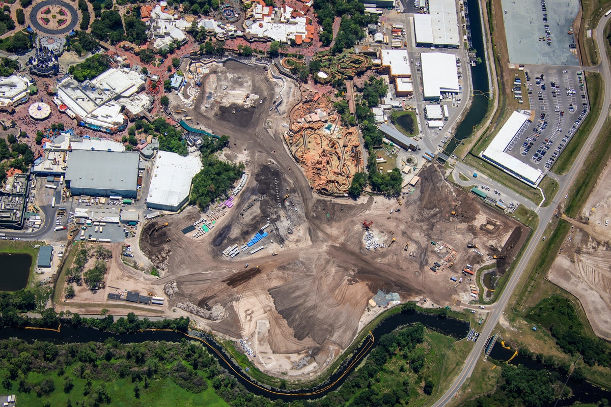Villains Land Construction Magic Kingdom Disney World May 2026 2
