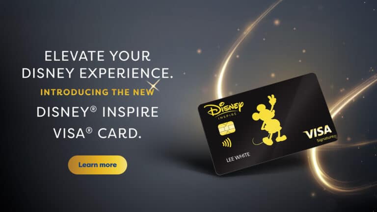 New Disney Inspire Visa Card is Surprisingly Good for Theme Park Fans!