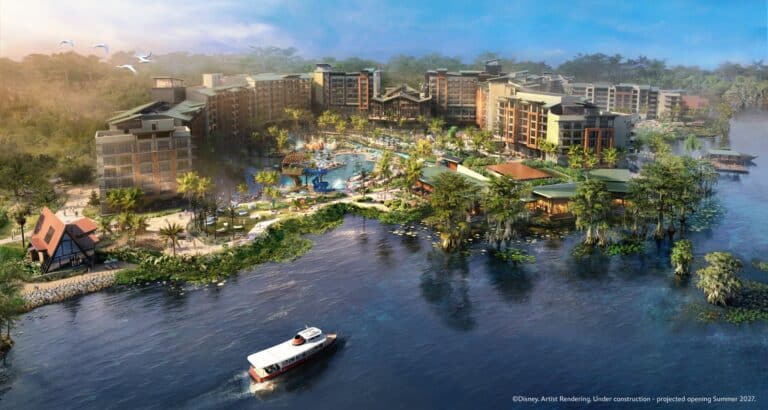 Disney World Reveals Lakeshore Lodge Lazy River & Pool, Waterfront Restaurant, Boat Dock & More!