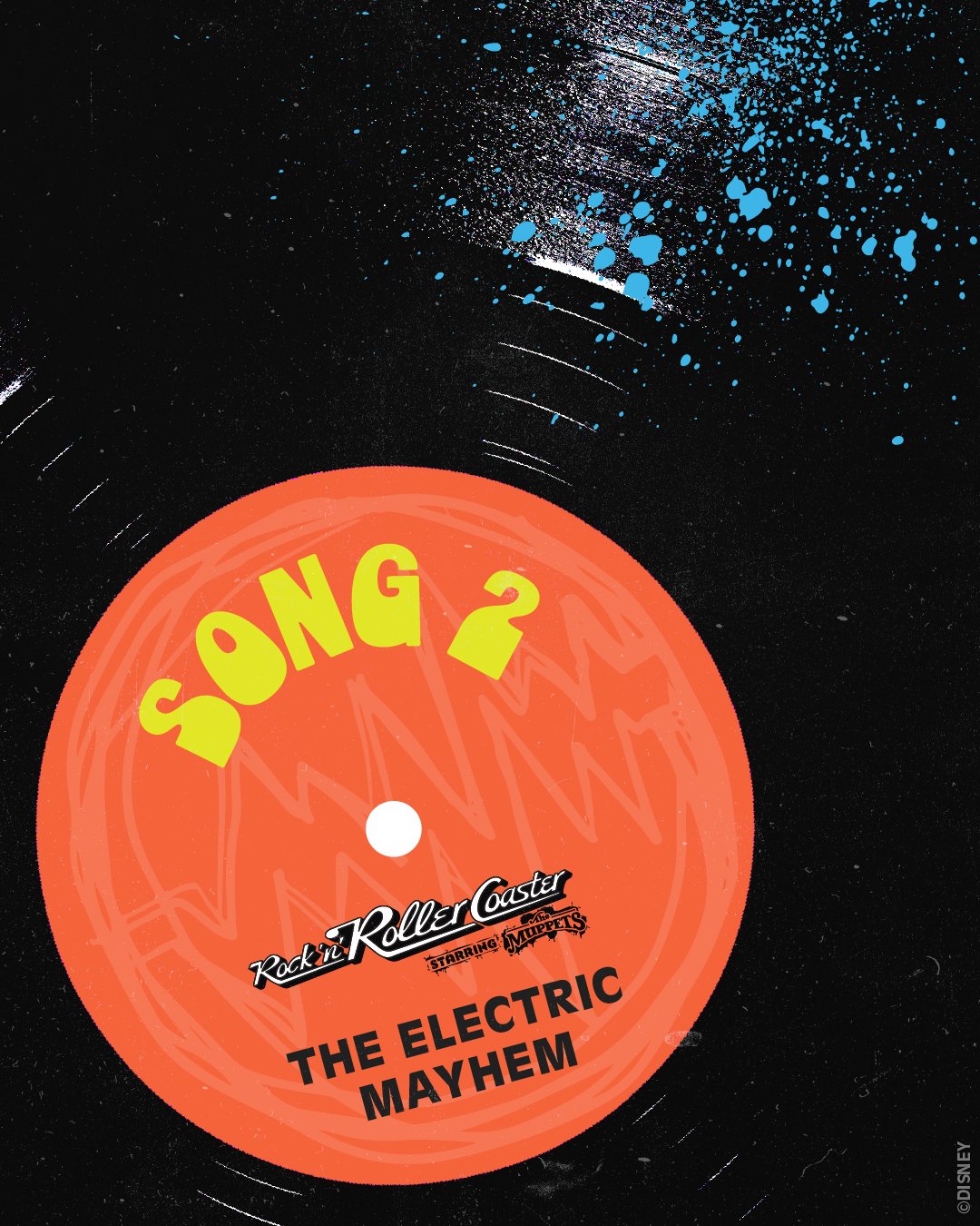 Disney World Reveals Electric Mayhem Post Show & New Songs for Rock 'n' Roller Coaster Starring Muppets Song 2 Blur Rock Roller Coaster Muppets Dhs Wdw 1