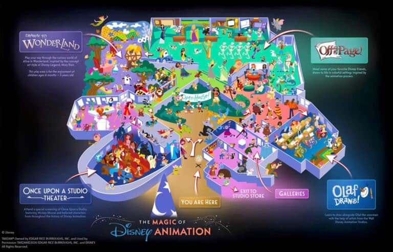 New Map for Magic of Disney Animation, Details & Opening Target
