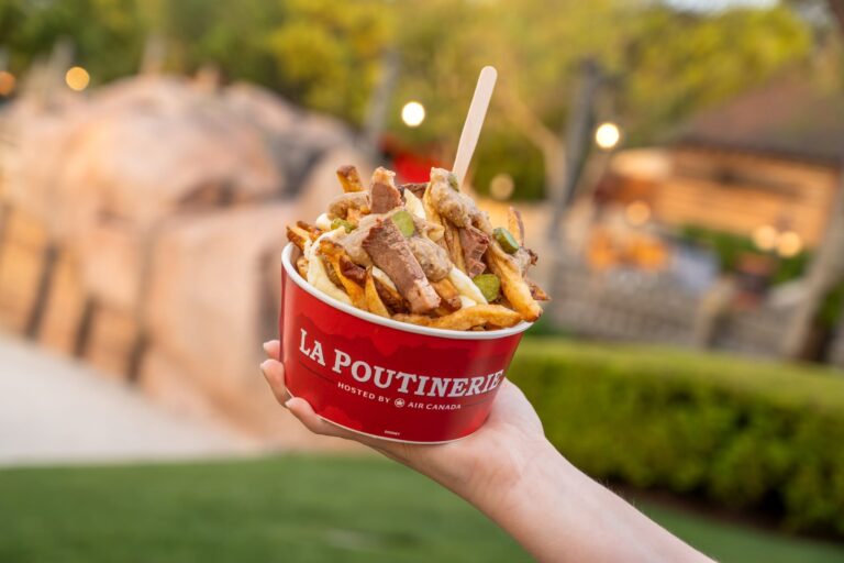 Disney World Announces La Poutinerie Opening Date, Full Menu, Food Photos & Prices for EPCOT Eatery!