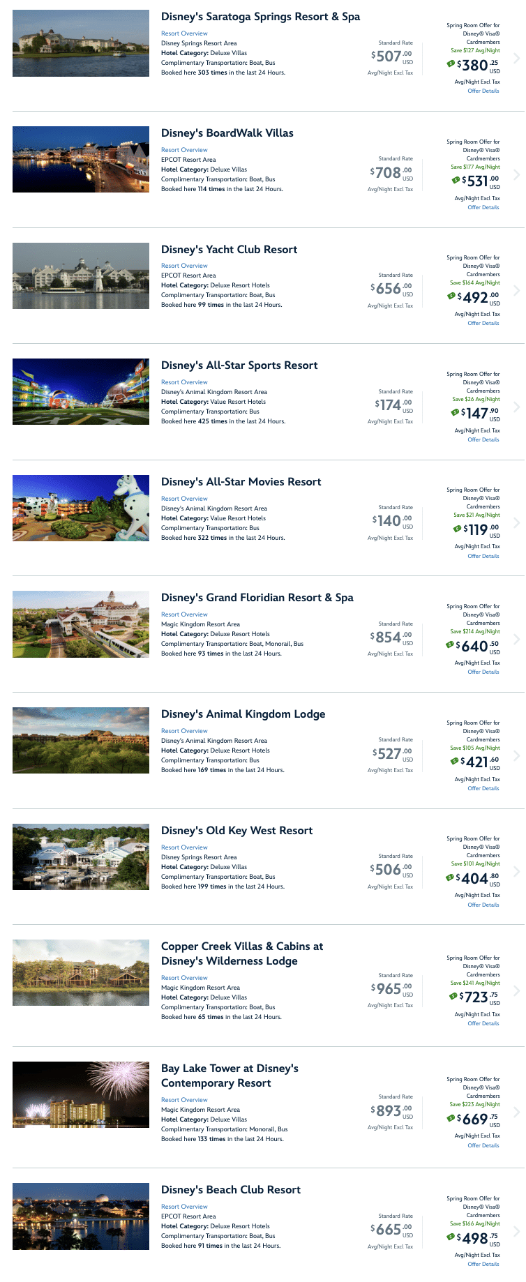 Up to 30% Off Disney World Resort Room Discounts for Disney Visa in Winter & Spring 2027 Screenshot 2026 09 10 At 8.54.45 AM
