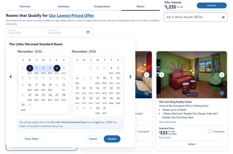 Disney World Launching New AI Tools to Find Lowest Price Rooms & Best Discounts
