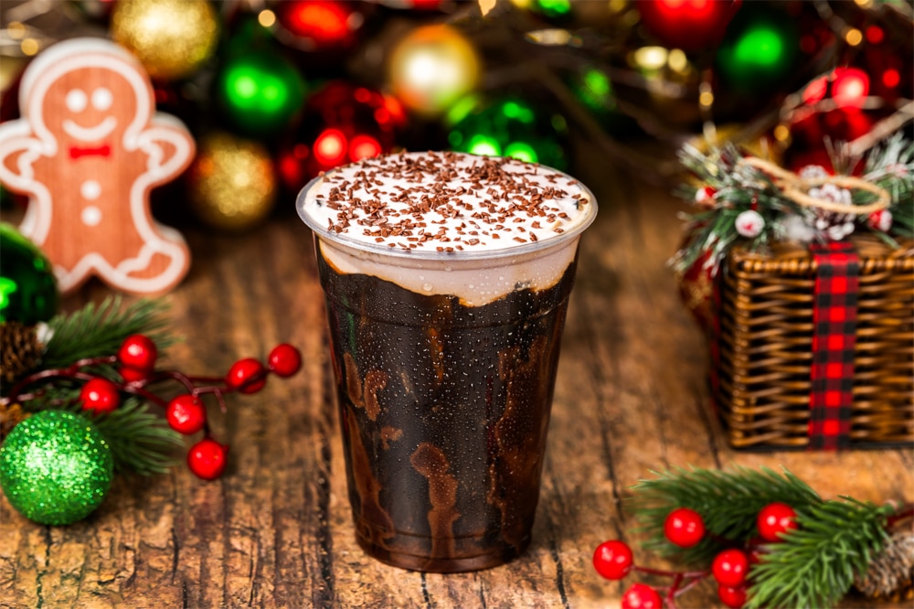 Food Guide to Christmas 2026 at Disney World Cherry Cordial Cold Brew Magic Kingdom